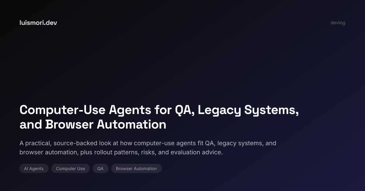 Computer Use Agent Download Computer-Use Agents for QA, Legacy Systems, and Browser Automation ...